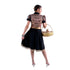 2-teiliges Midi Dirndl für Damen - Trachtenkleid für das Oktoberfest